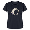 Endless Hunt – Katzen T-Shirt (Frauen) - Navy