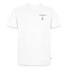 Handle With Care – Katzen T-Shirt (Männer) - Weiß