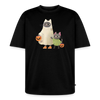 Trick or Treat – Katzen T-Shirt (Unisex) - Schwarz