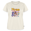 Cat Power – Katzen T-Shirt (Frauen) - Naturweiß