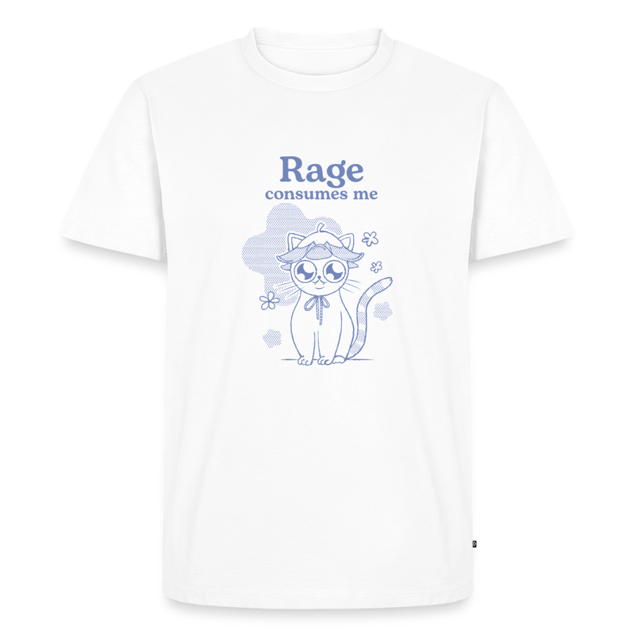 Rage Consumes Me – Katzen T-Shirt (Männer)
