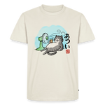 Atsui! – Katzen T-Shirt (Männer) - Naturweiß
