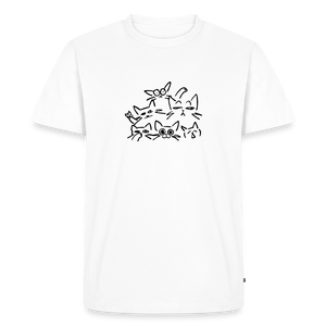 Cat Squad – Katzen T-Shirt (Männer) - Weiß