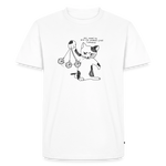 Feline Mind Games – Katzen T-Shirt (Männer) - Weiß