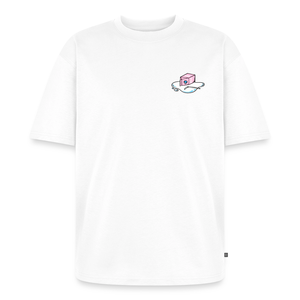 Don't cry over spilled milk – Katzen T-Shirt (Unisex) - Weiß