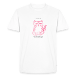 No Thoughts Left – Katzen T-Shirt (Männer) - Weiß
