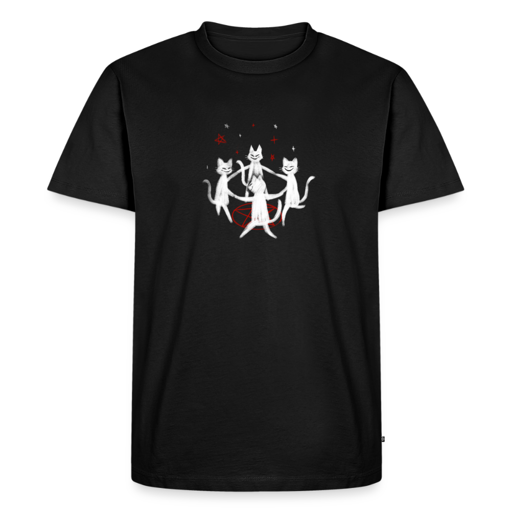 Cat Circle – Katzen T-Shirt (Männer) - Schwarz