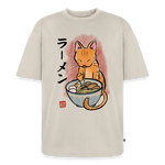 Ramen Cat – Katzen T-Shirt (Unisex) - Beige