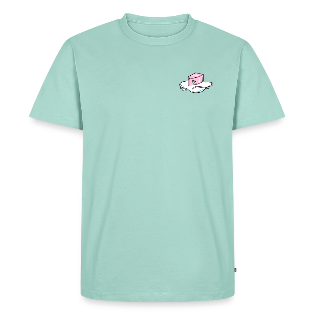 Don't cry over spilled milk – Katzen T-Shirt (Männer) - Mint 
