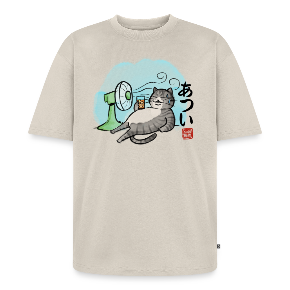 Atsui! – Katzen T-Shirt (Unisex) - Beige