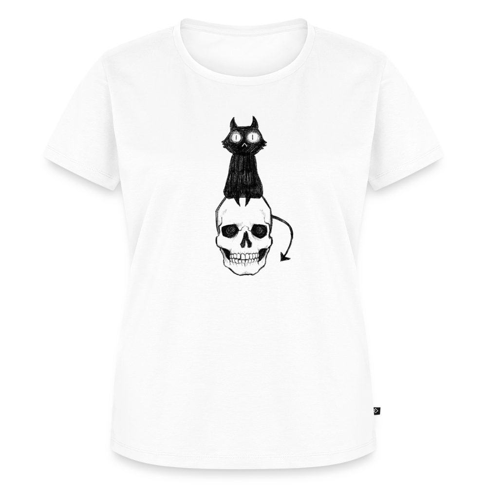 My beloved Friend – Katzen T-Shirt (Frauen) - Weiß