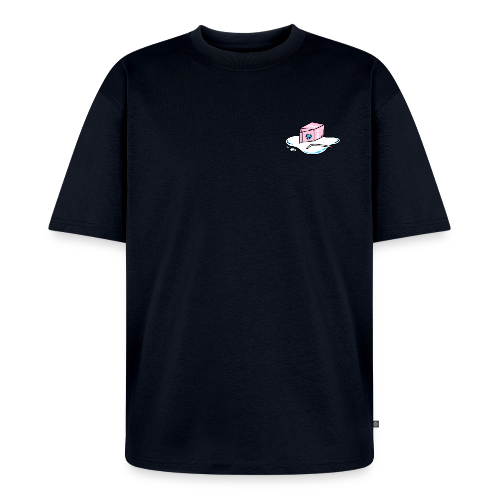 Don't cry over spilled milk – Katzen T-Shirt (Unisex) - Navy