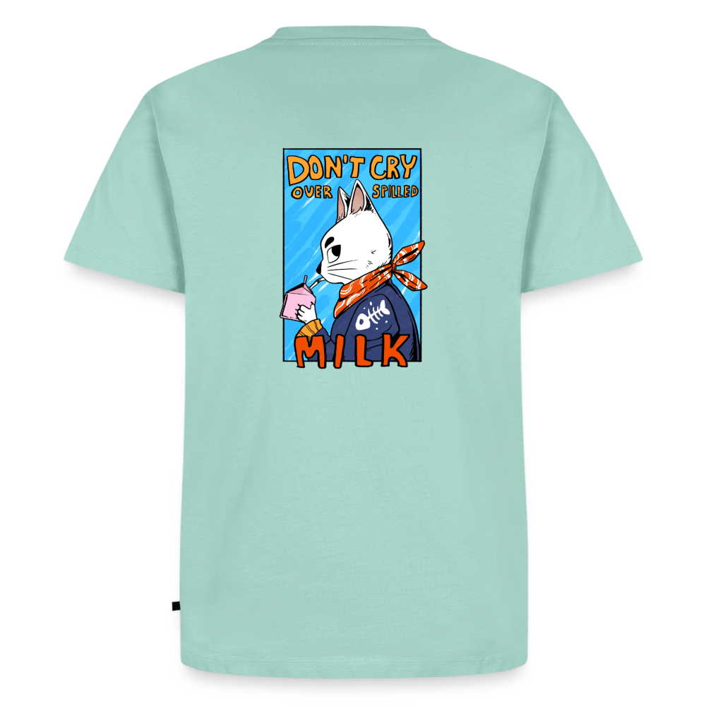 Don't cry over spilled milk – Katzen T-Shirt (Männer) - Mint 