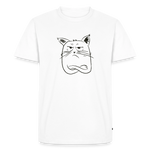 Cranky Cat – Katzen T-Shirt (Männer) - Weiß