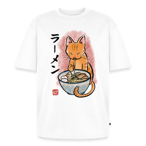 Ramen Cat – Katzen T-Shirt (Unisex) - Weiß