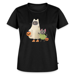 Trick or Treat – Katzen T-Shirt (Frauen) - Schwarz