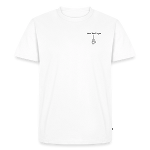 Handle With Care – Katzen T-Shirt (Männer) - Weiß