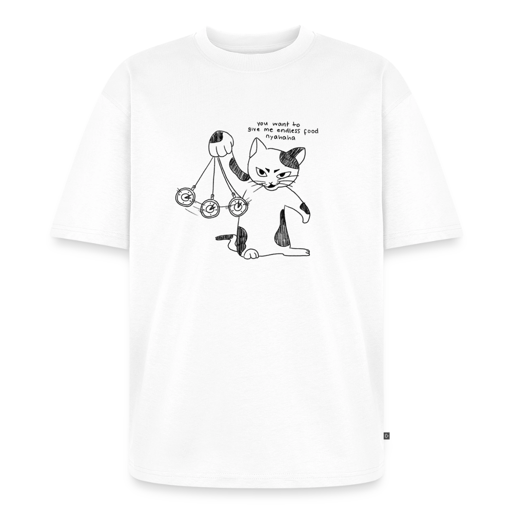 Feline Mind Games – Katzen T-Shirt (Unisex) - Weiß