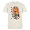 Ramen Cat – Katzen T-Shirt (Männer) - Naturweiß