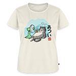 Atsui! – Katzen T-Shirt (Frauen) - Naturweiß