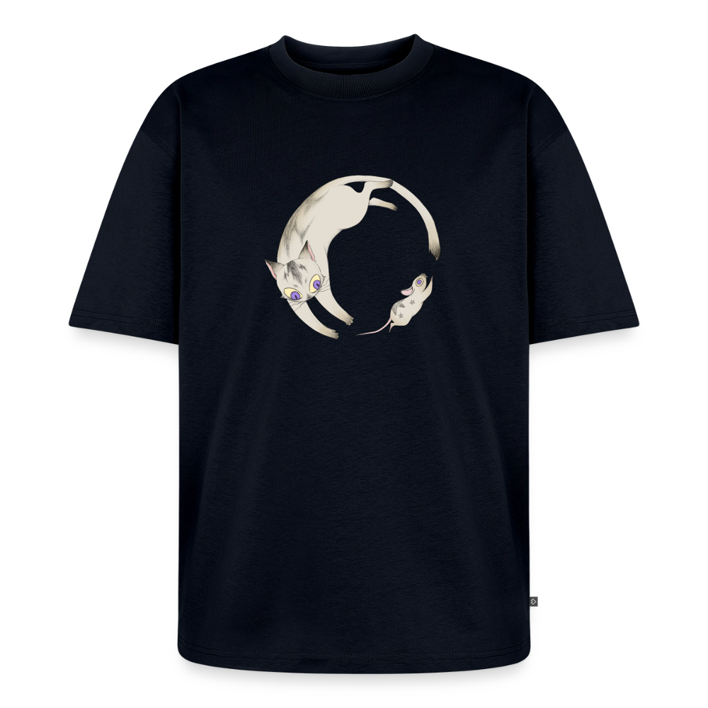 Endless Hunt – Katzen T-Shirt (Unisex) - Navy