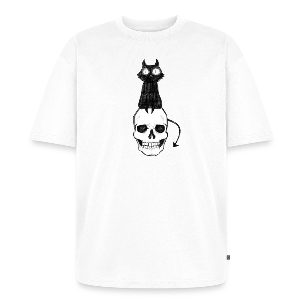 My beloved Friend – Katzen T-Shirt (Unisex) - Weiß