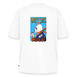 Don't cry over spilled milk – Katzen T-Shirt (Unisex) - Weiß