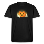 Pumpkin Cat – Katzen T-Shirt (Männer) - Schwarz