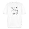 Cranky Cat – Katzen T-Shirt (Unisex) - Weiß