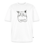 Cranky Cat – Katzen T-Shirt (Unisex) - Weiß