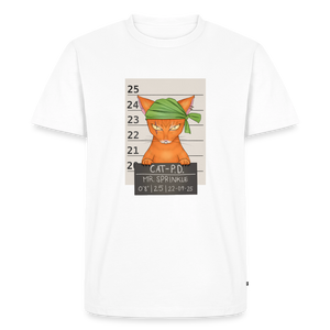 Mr. Sprinkle – Katzen T-Shirt (Männer) - Weiß