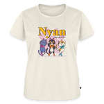 Cat Power – Katzen T-Shirt (Frauen) - Naturweiß
