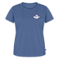 Don't cry over spilled milk – Katzen T-Shirt (Frauen) - Taubenblau