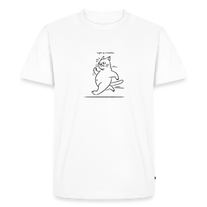 Light as a Feather – Katzen T-Shirt (Männer) - Weiß