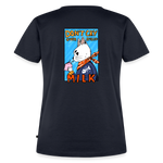 Don't cry over spilled milk – Katzen T-Shirt (Frauen) - Navy