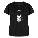 My beloved Friend – Katzen T-Shirt (Frauen) - Schwarz
