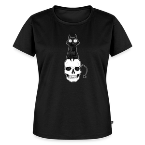 My beloved Friend – Katzen T-Shirt (Frauen) - Schwarz