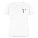 Handle With Care – Katzen T-Shirt (Frauen) - Weiß