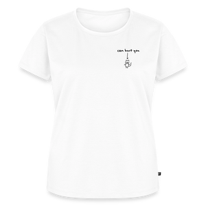 Handle With Care – Katzen T-Shirt (Frauen) - Weiß