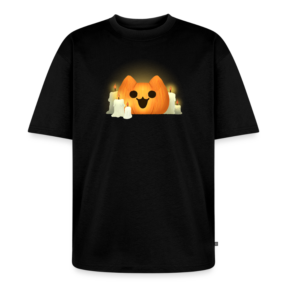 Pumpkin Cat – Katzen T-Shirt (Unisex) - Schwarz