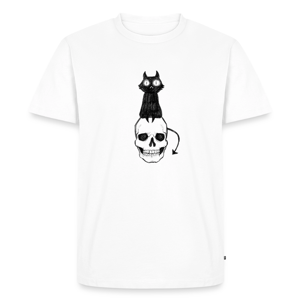My beloved Friend – Katzen T-Shirt (Männer) - Weiß