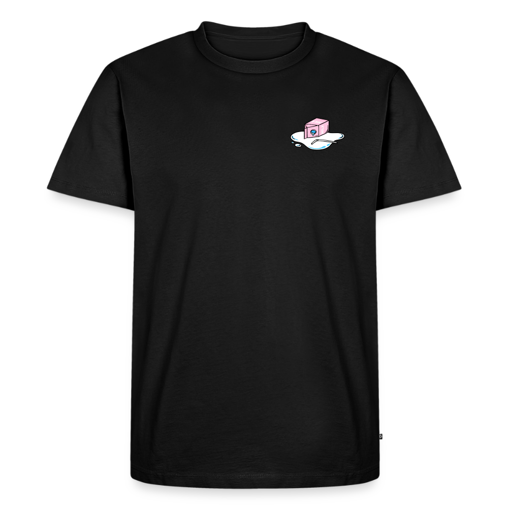 Don't cry over spilled milk – Katzen T-Shirt (Männer) - Schwarz