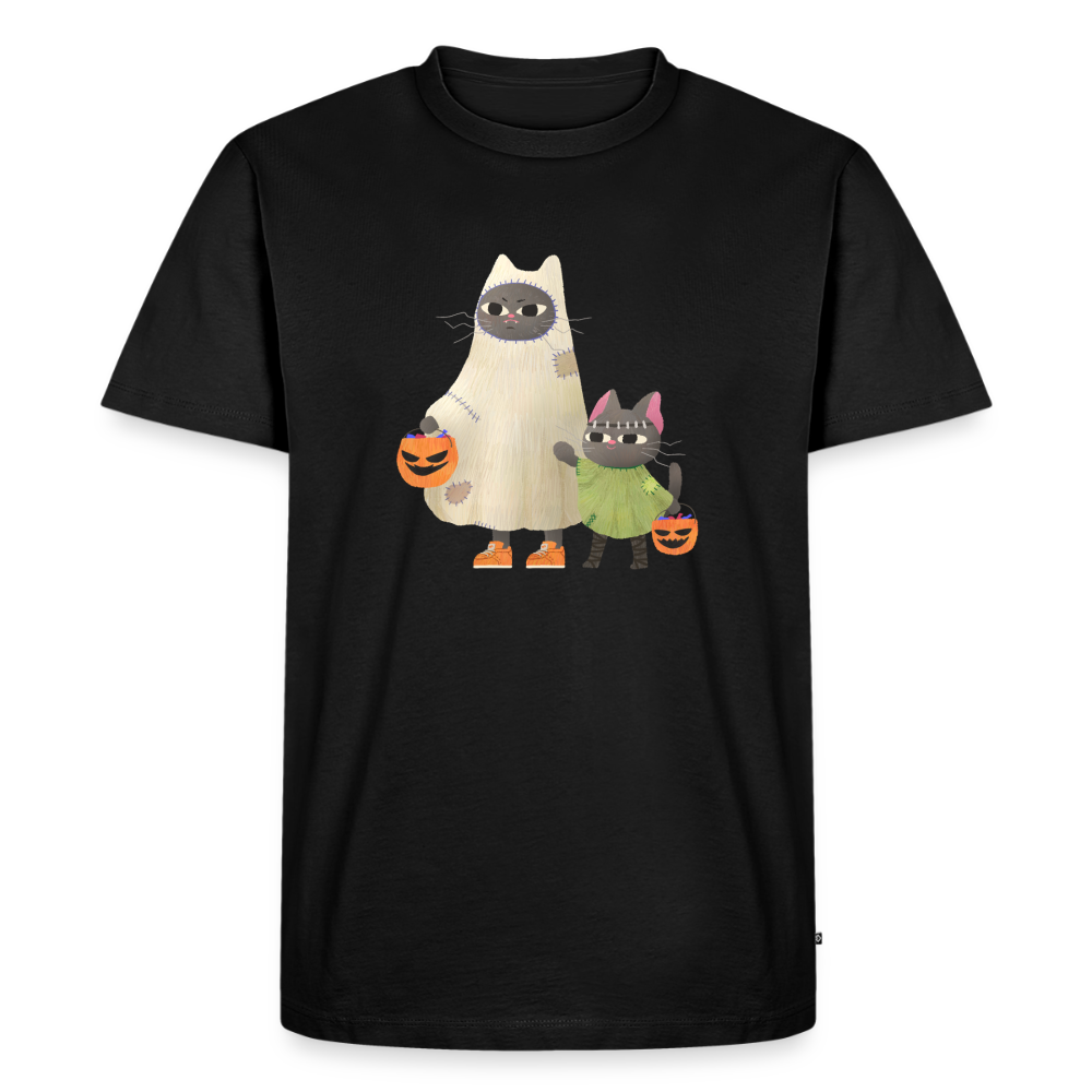 Trick or Treat – Katzen T-Shirt (Männer) - Schwarz
