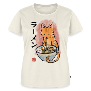 Ramen Cat – Katzen T-Shirt (Frauen) - Naturweiß