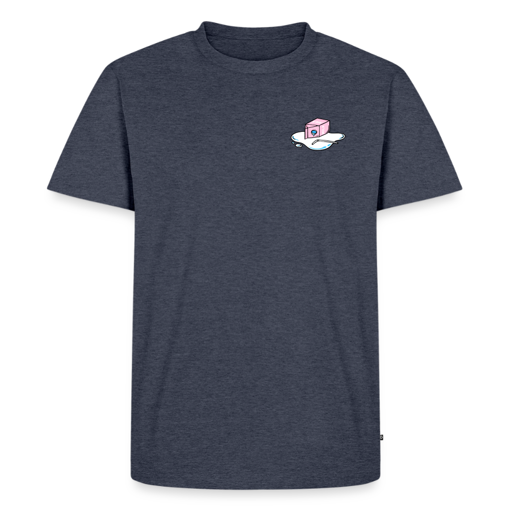 Don't cry over spilled milk – Katzen T-Shirt (Männer) - Jeansblau 
