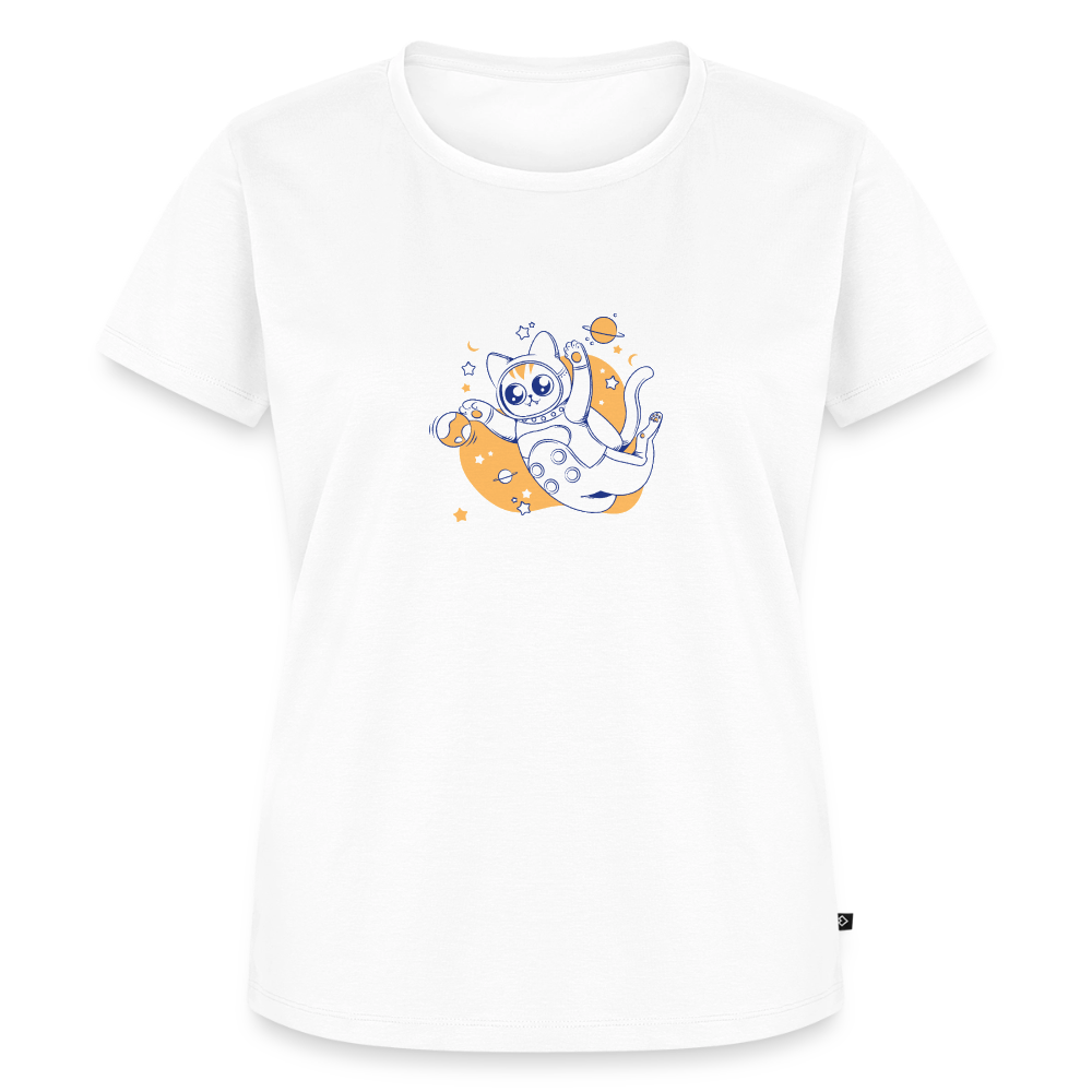 Mini Overlord – Katzen T-Shirt (Frauen) - Weiß