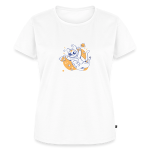 Mini Overlord – Katzen T-Shirt (Frauen) - Weiß