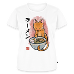 Ramen Cat – Katzen T-Shirt (Frauen) - Weiß