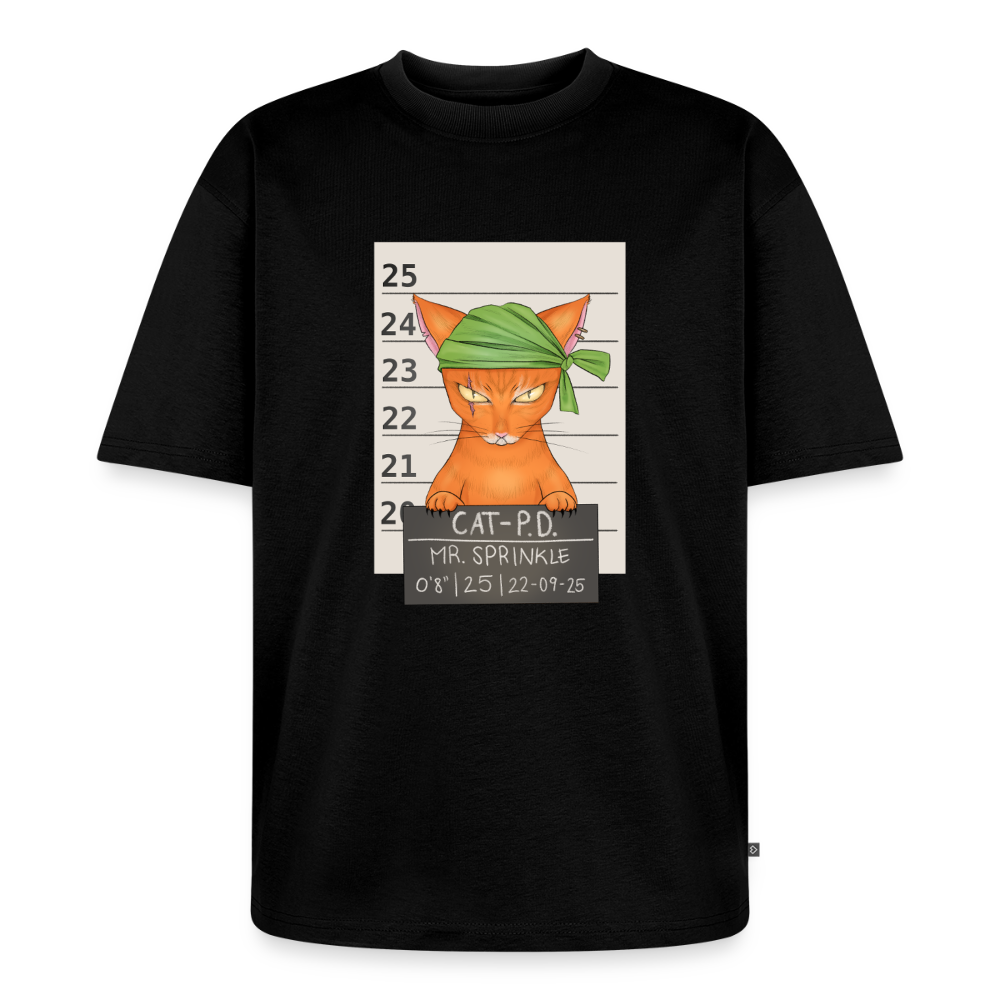 Mr. Sprinkle – Katzen T-Shirt (Unisex) - Schwarz