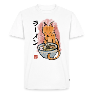 Ramen Cat – Katzen T-Shirt (Männer) - Weiß
